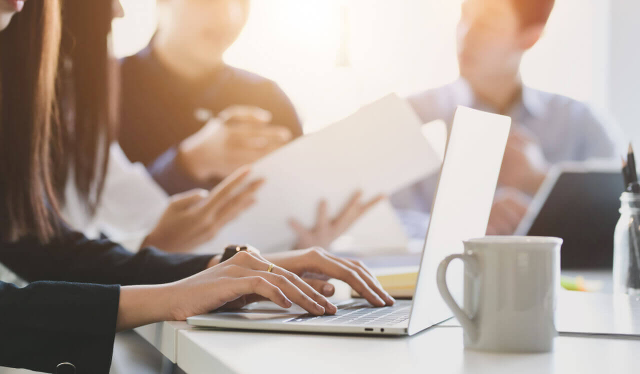 people having a meeting